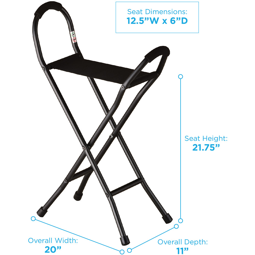 Cane Seat with Sling Seat