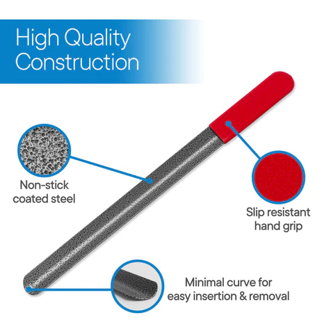 18" & 24" Long Handled Metal Shoe Horn (2 Pack)