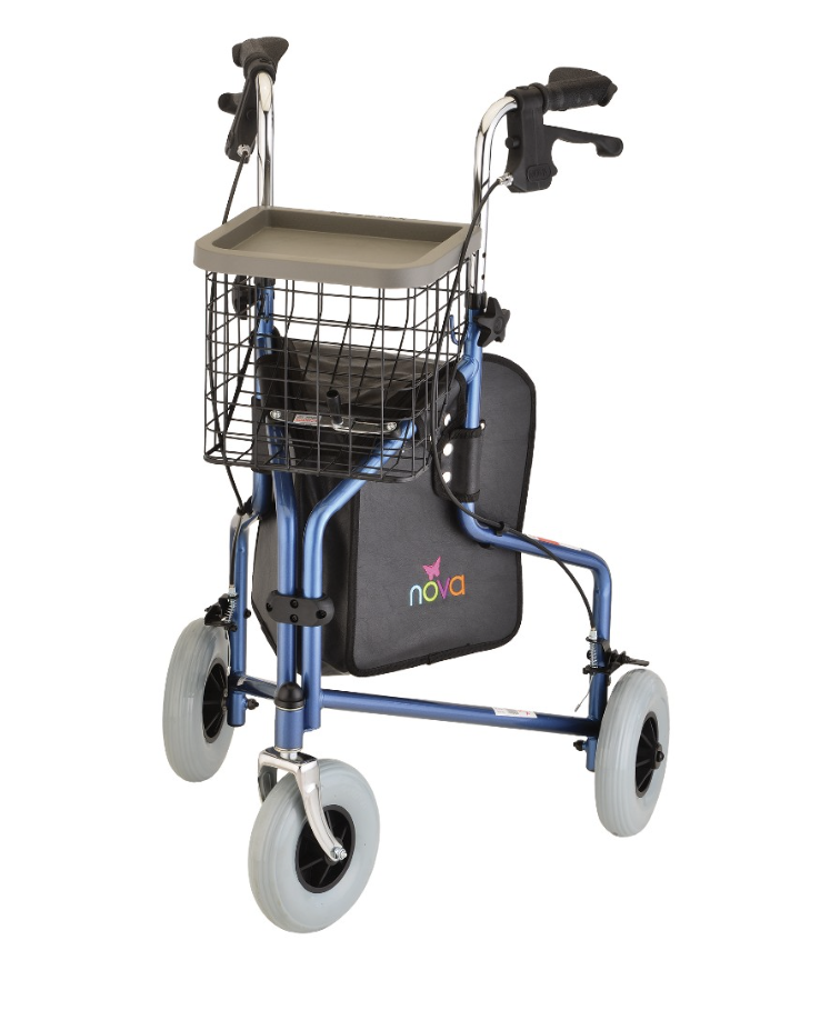 Nova Traveler 3 Wheel Rolling Walker