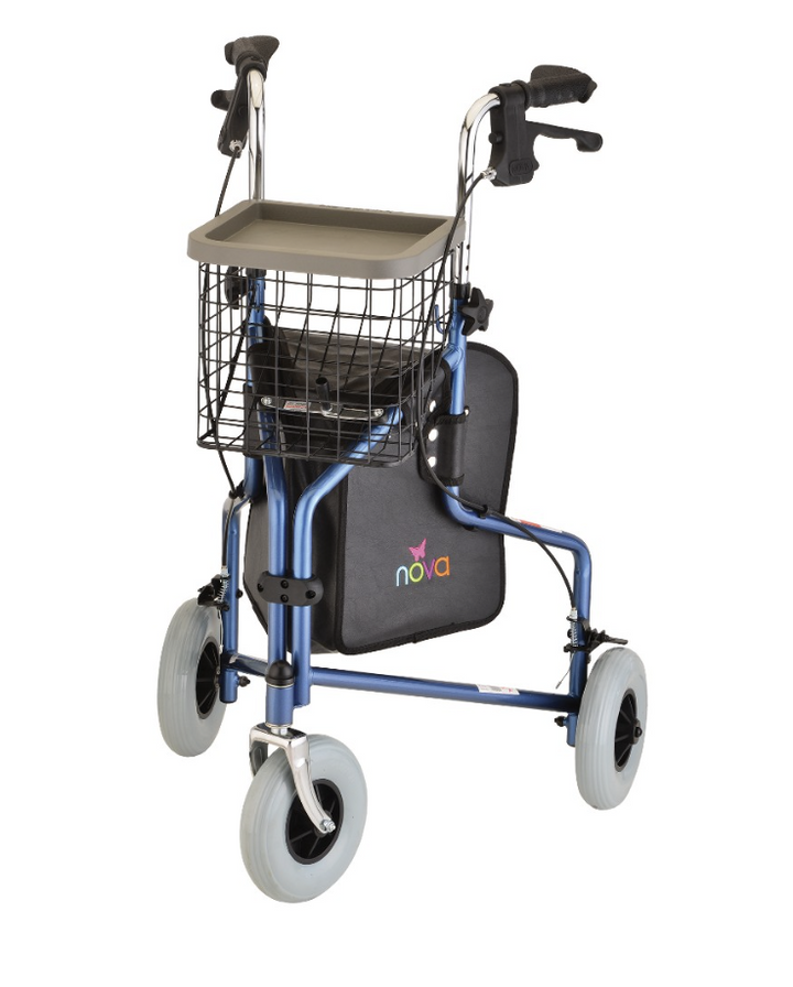 Nova Traveler 3 Wheel Rolling Walker