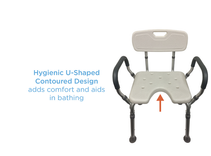 Nova Shower Chair with Back and Arms