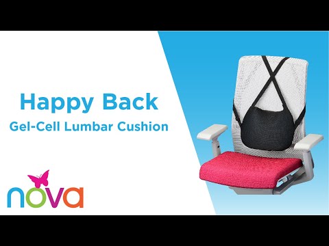 Happy Back Gel Cell Lumbar Cushion