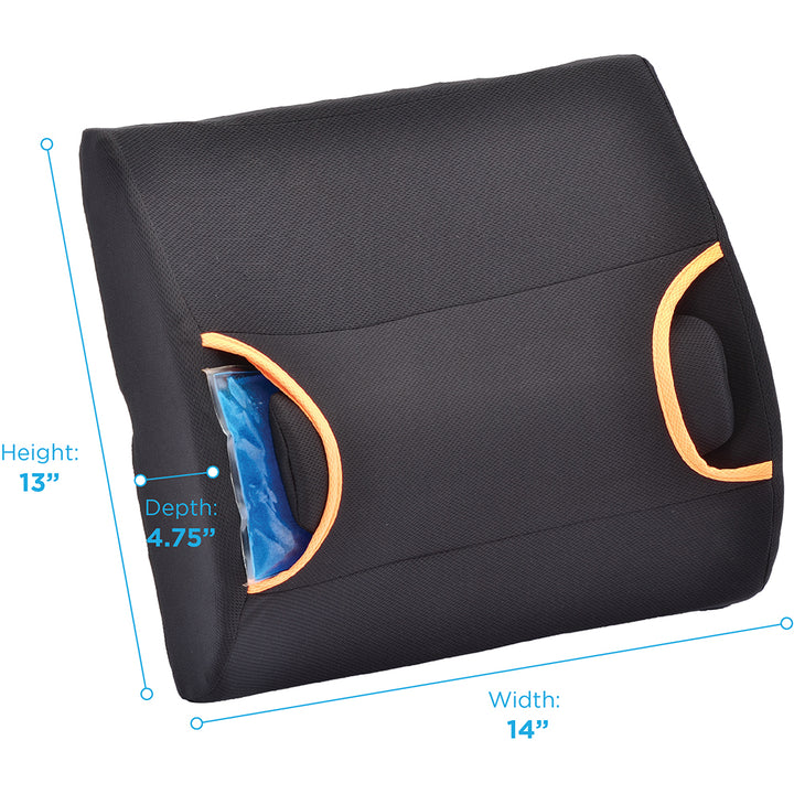 Back Cushion With Hot/Cold Pack