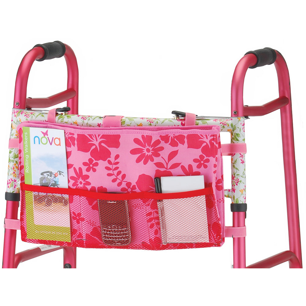 Aloha Pink Folding Walker Bag