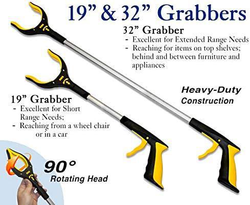 19" and 32" Reacher with Rotating Head (2 Pack)