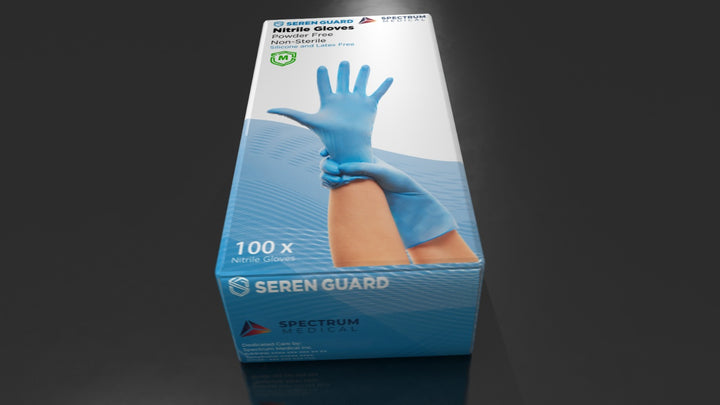SEREN GUARD® Nitrile Gloves - Blue