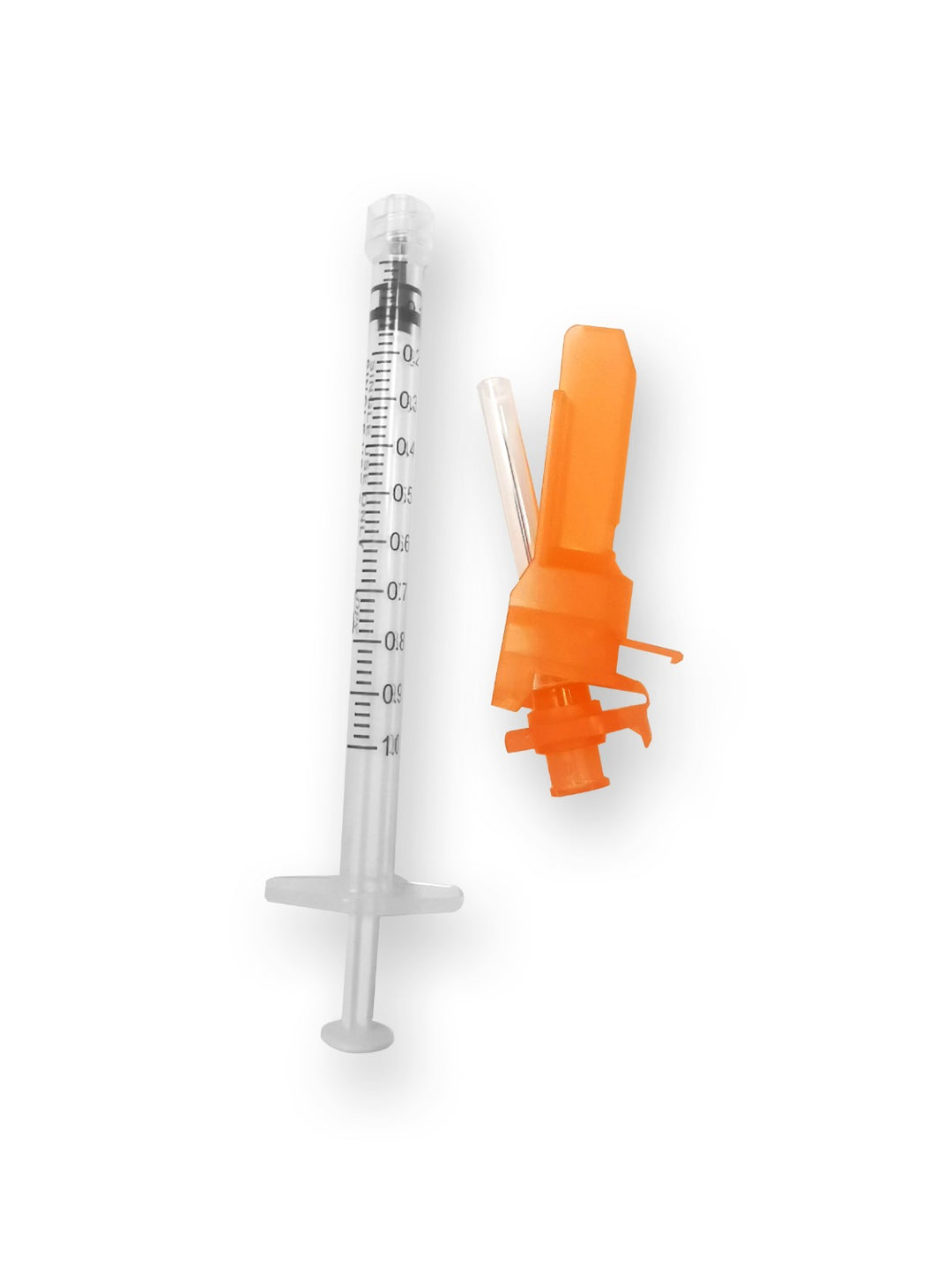 SEREN GUARD® 1ml Disposable Syringe with Safety Needle - Luer Lock tip