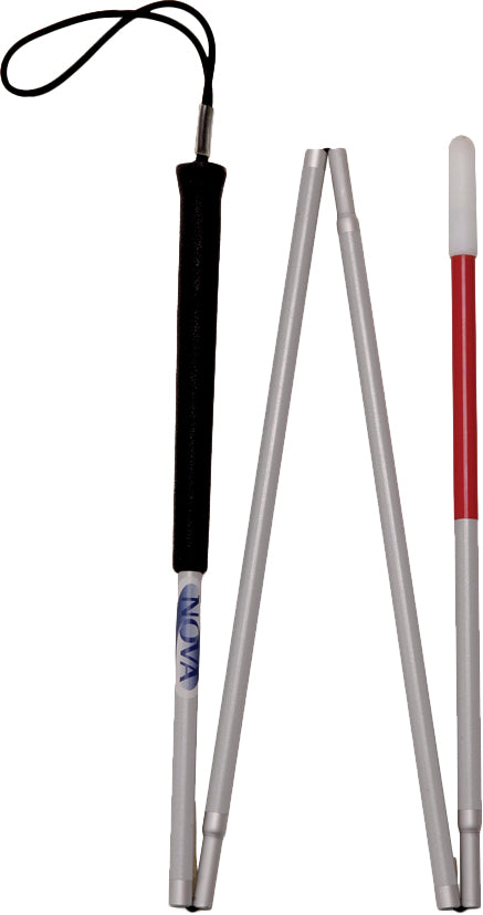 60" Folding Cane for the Visually Impaired