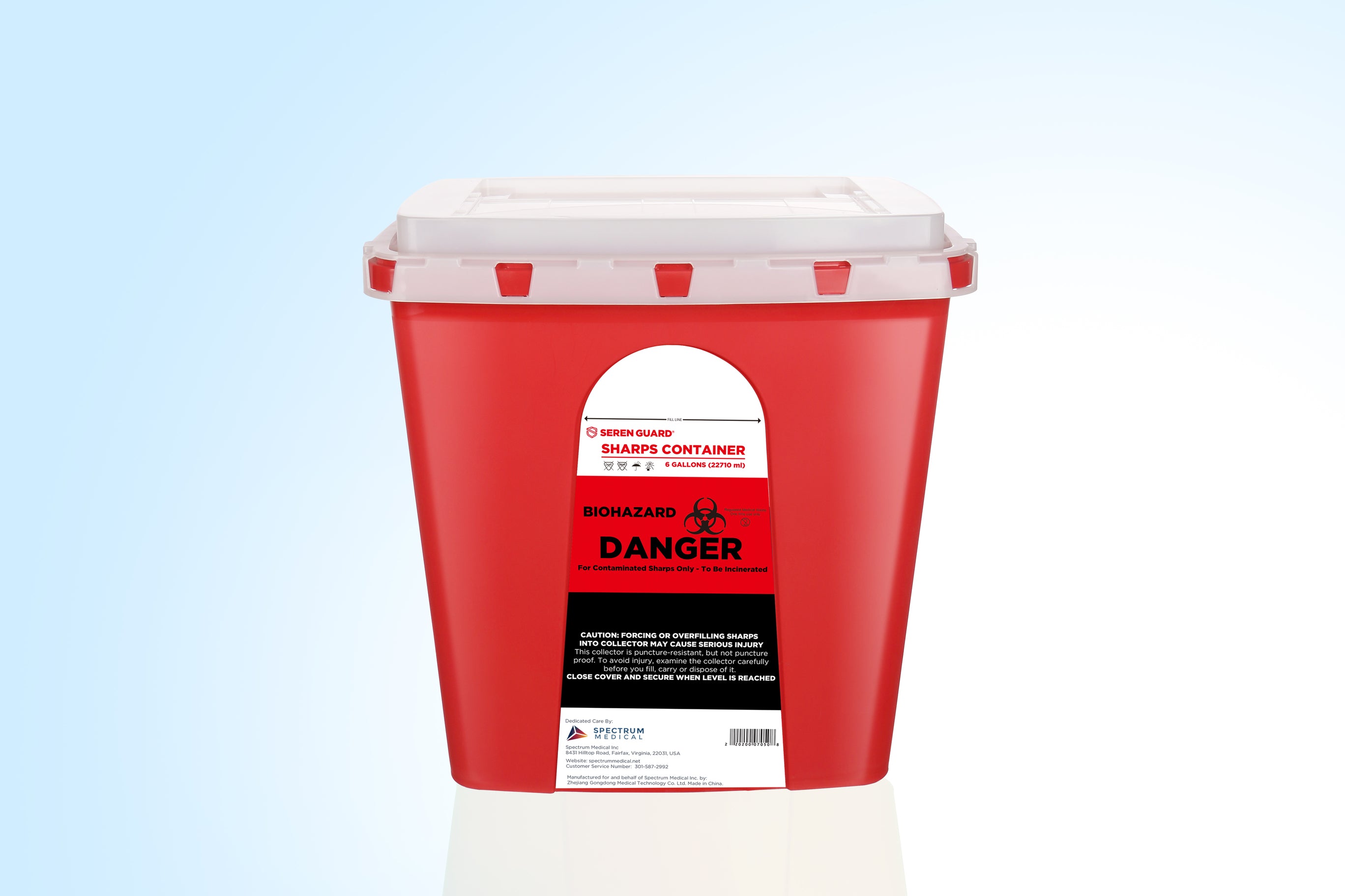 BLOODSTAINS 15枚 SEREN GUARD® Sharps Container – 6 Gallon – Spectrum Medical