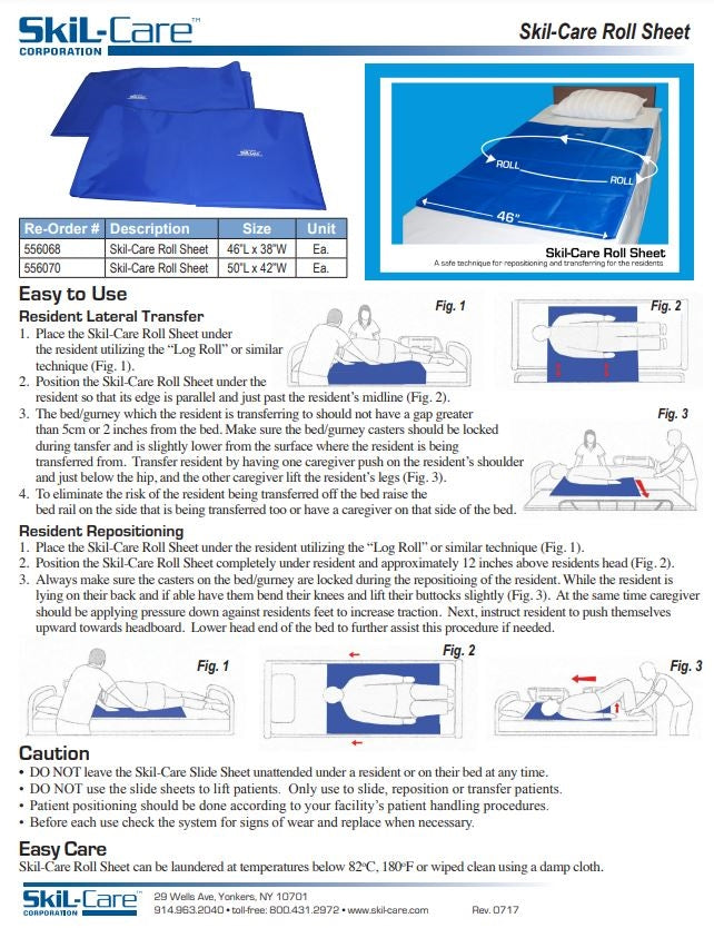 Skil-Care Bed Reposition Roll Sheet
