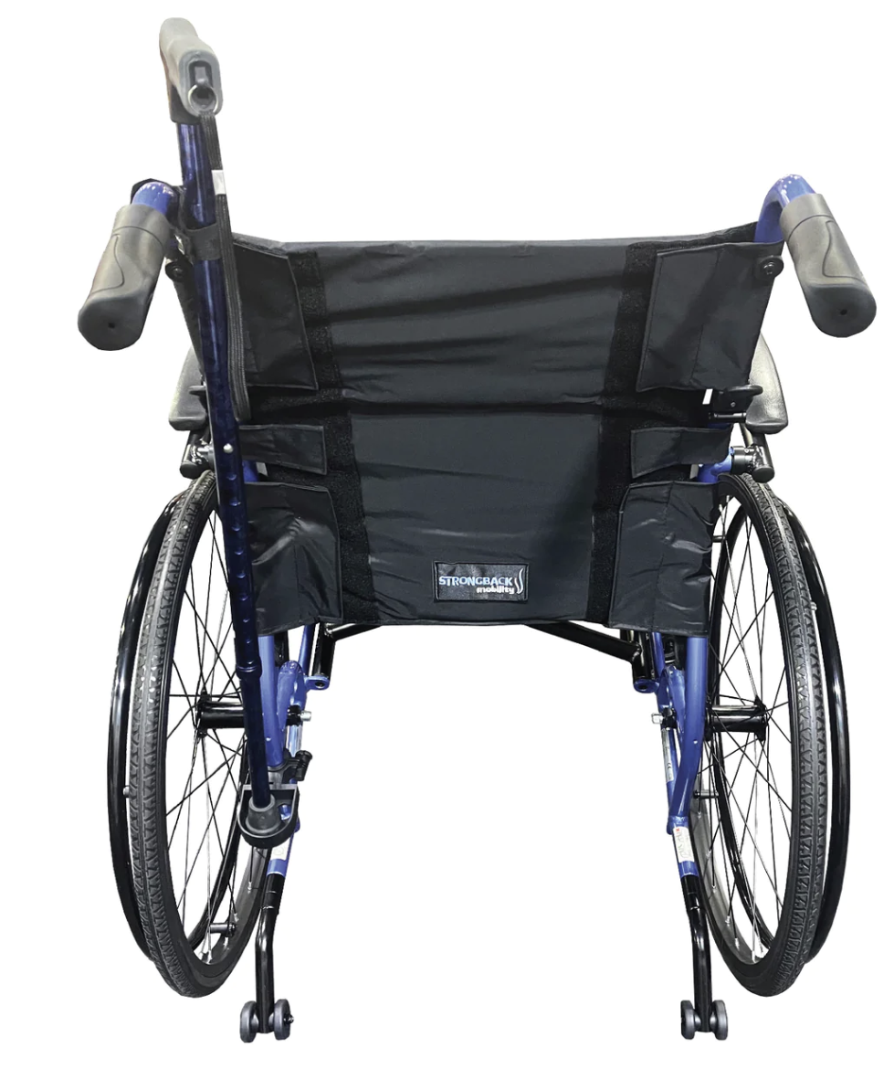 Universal Cane Holder for Rollators and Wheelchairs with Cane Tip Support