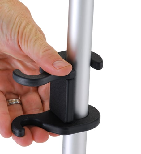 Cane Holder for Walkers and Rollators
