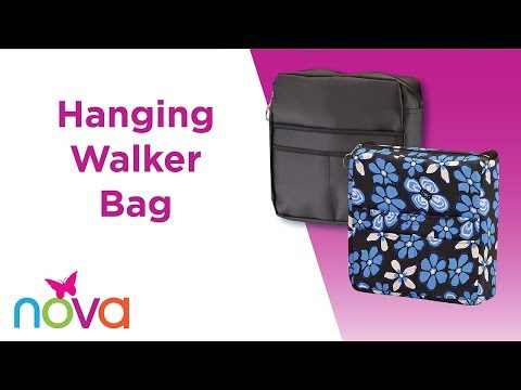 Black Folding Walker Bag